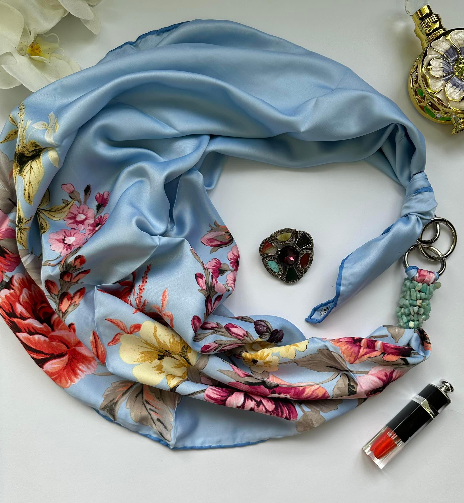 Платок дизайнерский My Scarf Голубая мечта (х-055)