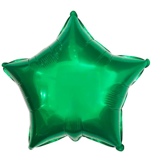 Воздушные шарики Star 45 см Зеленый металлик