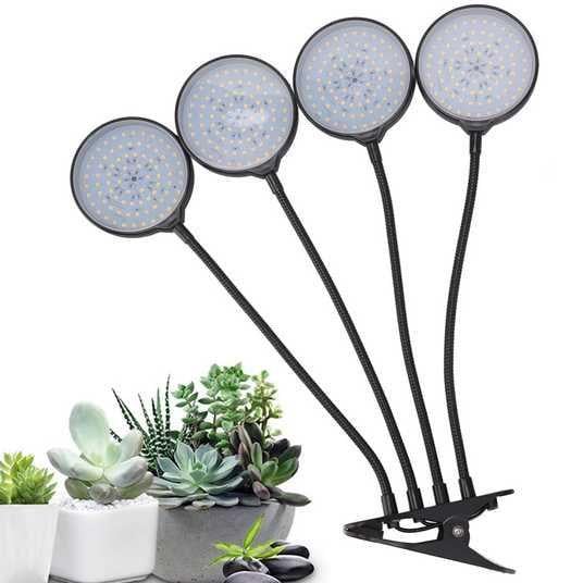 Фітолампа LED USB для росту рослин на 4 лампи (545) - фото 2 Фітолампа LED USB для росту рослин на 4 лампи (545) - фото 2