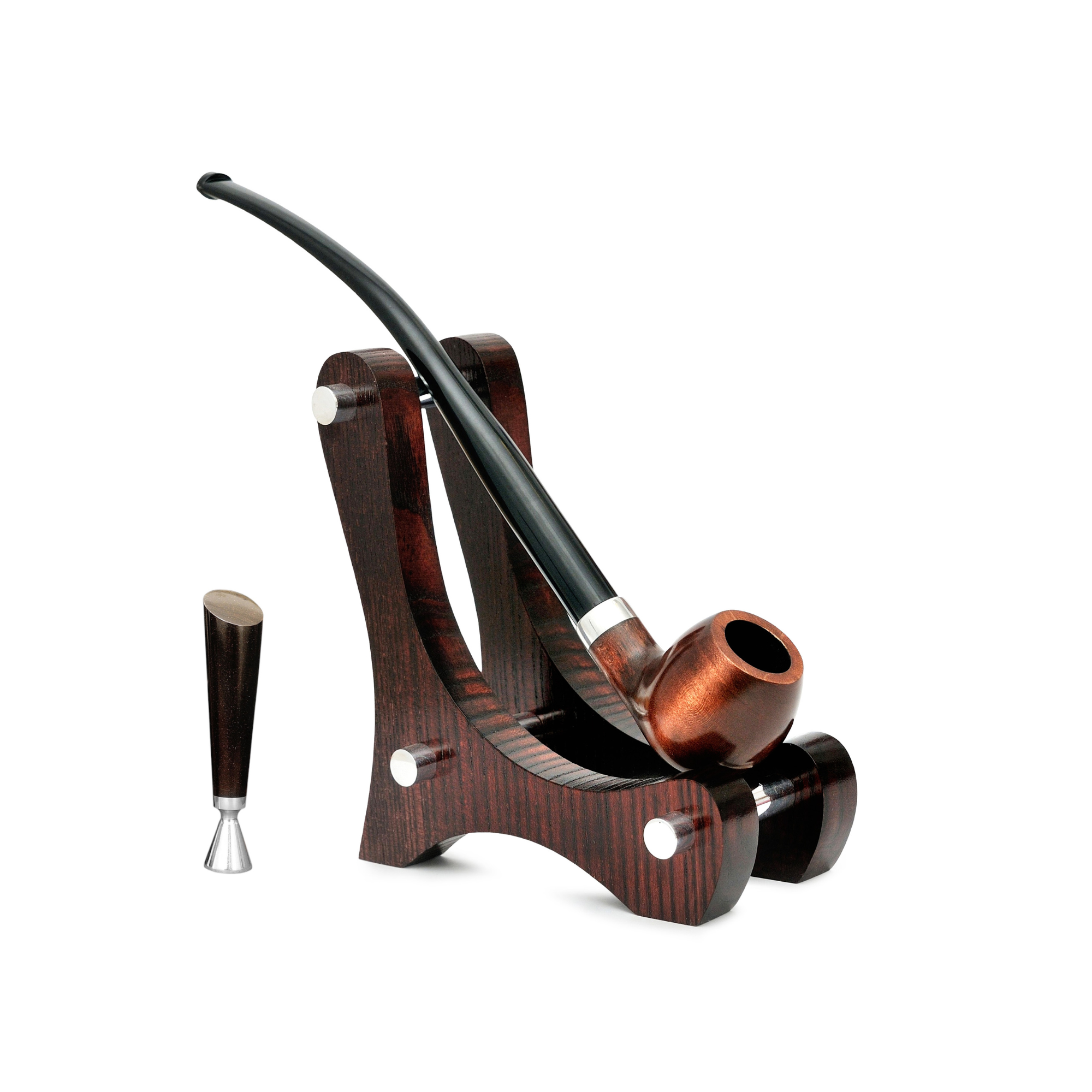 Трубка для курения Churchwarden KAF4 с подставкой/тампером 250 мм Груша