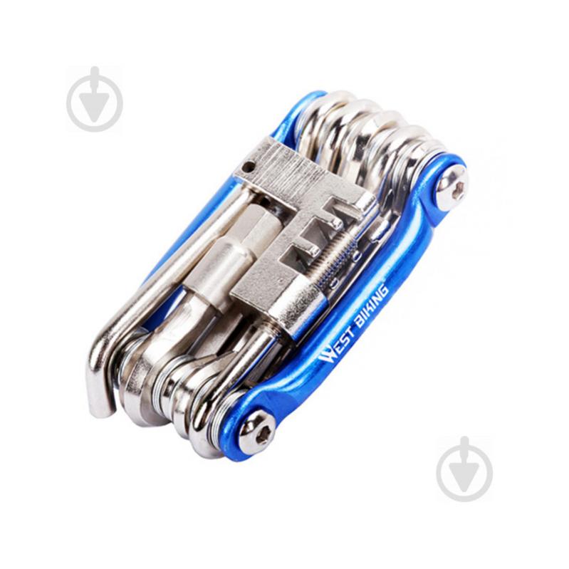 Кишеньковий мультитул West Biking 0719007 Blue 11 в 1 (5104-15517)