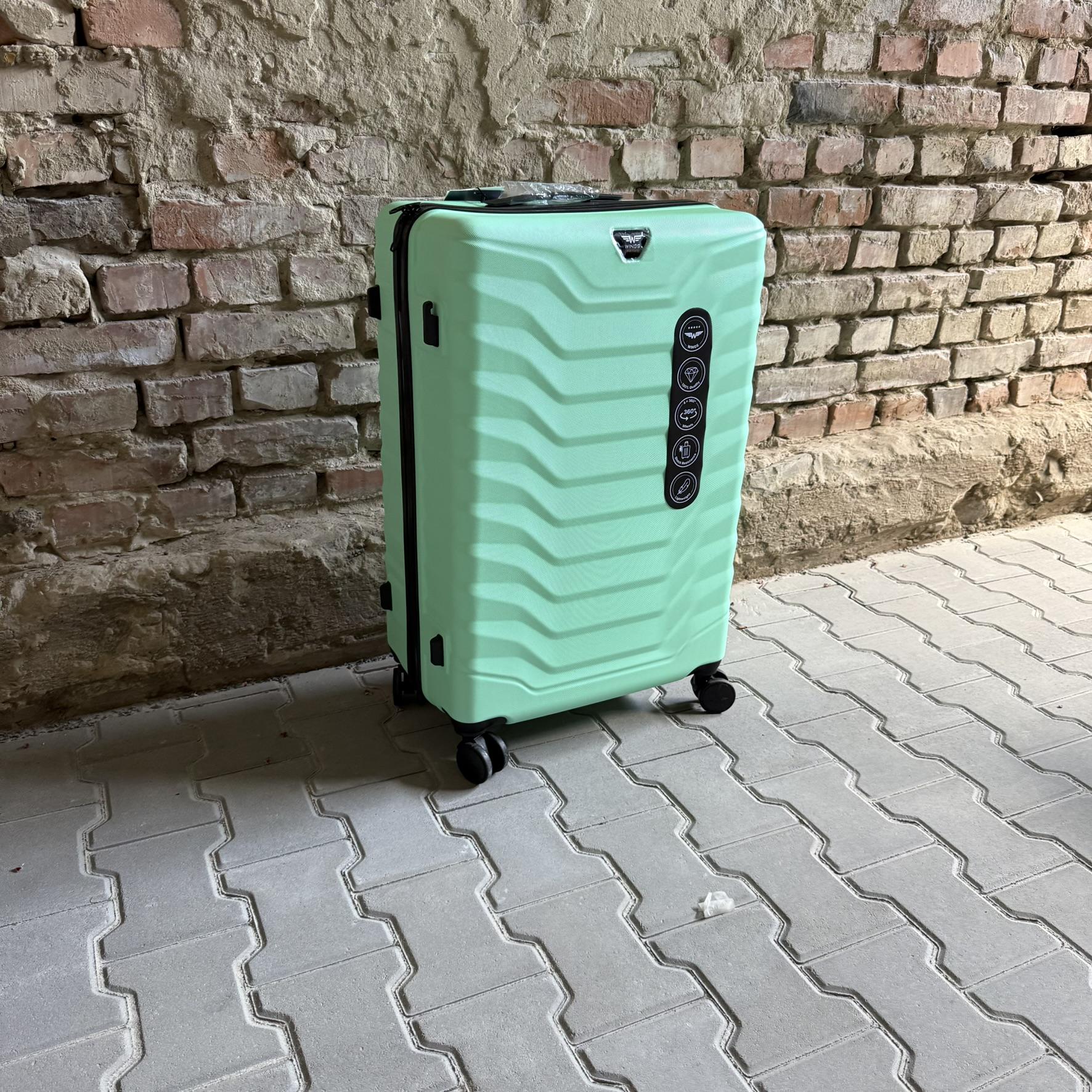 Чемодан Wings PEA01 дорожный L Мятный (26557310) - фото 3 Чемодан Wings PEA01 дорожный L Мятный (26557310) - фото 3