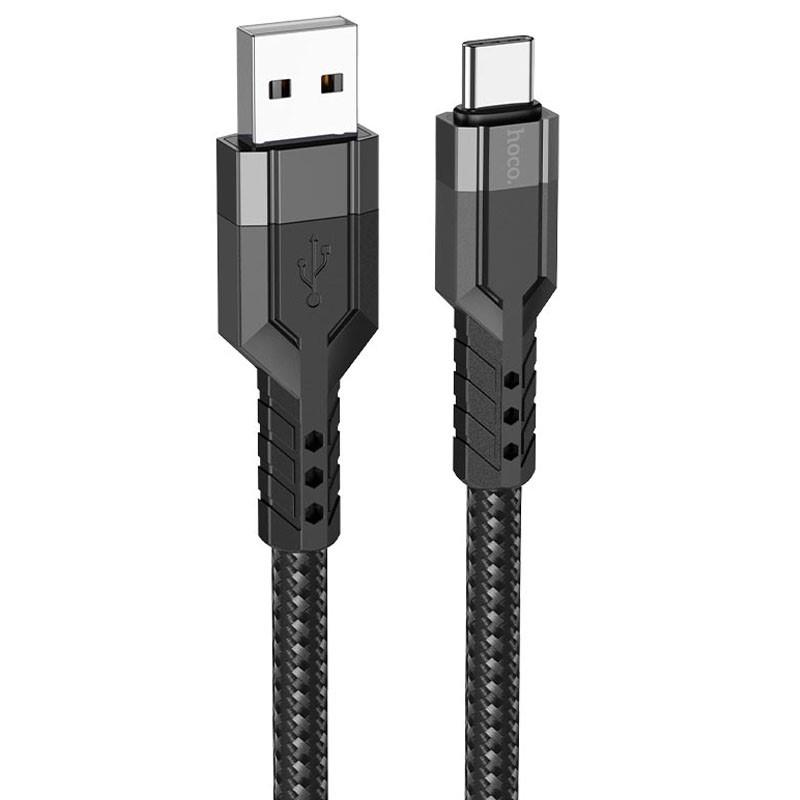 Кабель дата Hoco U110 USB Type-C 1,2 м Black (00000062734_1)