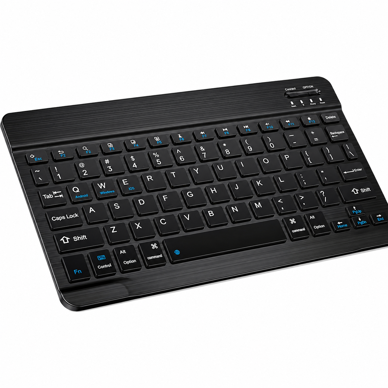 Клавіатура Bluetooth бездротова Digital 87 клавіш USB/Bluetooth 25x15 см Чорний (1009-419-00)