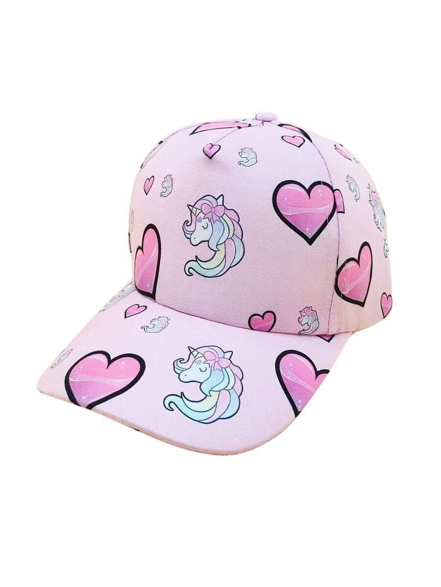 Кепка детская Единорог для девочек с регулиремым размером на липучке из полиэстра с изогнутым козырьком 50-54 см Розовый (D-0161) Кепка детская Единорог для девочек с регулиремым размером на липучке из полиэстра с изогнутым козырьком 50-54 см Розовый (D-0161)