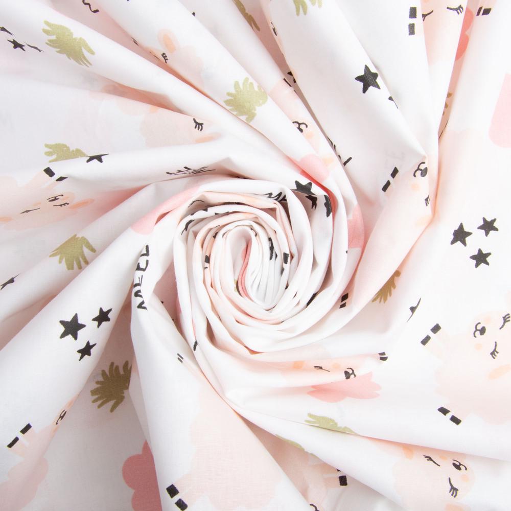 Ткань бязь ранфорс для постельного белья 7.25805/8 Ягненок 130 гр/м2 240 см (25876)