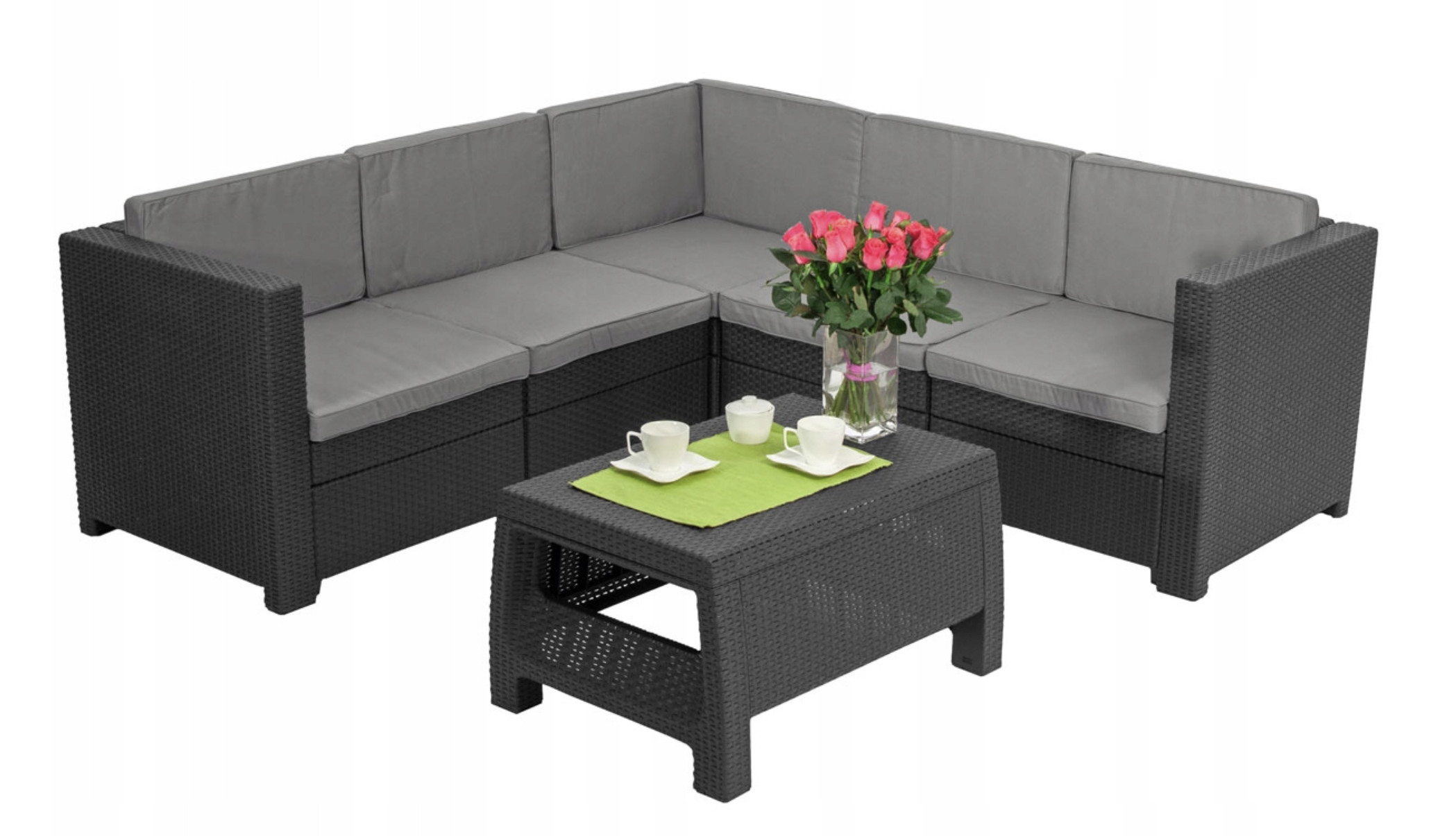 Комплект садових меблів Keter Provence Сірий (2600)