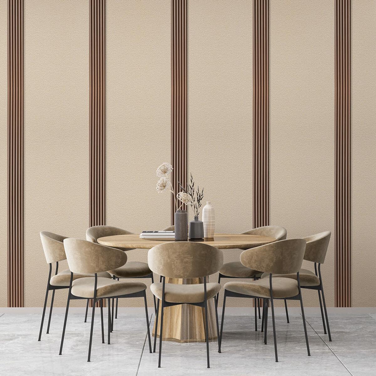 Шпалери самоклеючі 2800х500х2 мм Бежевий меланж (SW-00002062) - фото 7