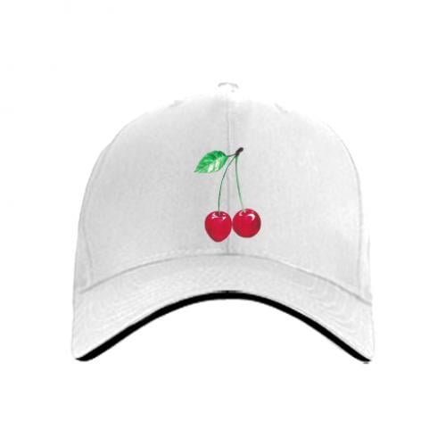 Кепка Вишні Білий (12238478-1-178411)