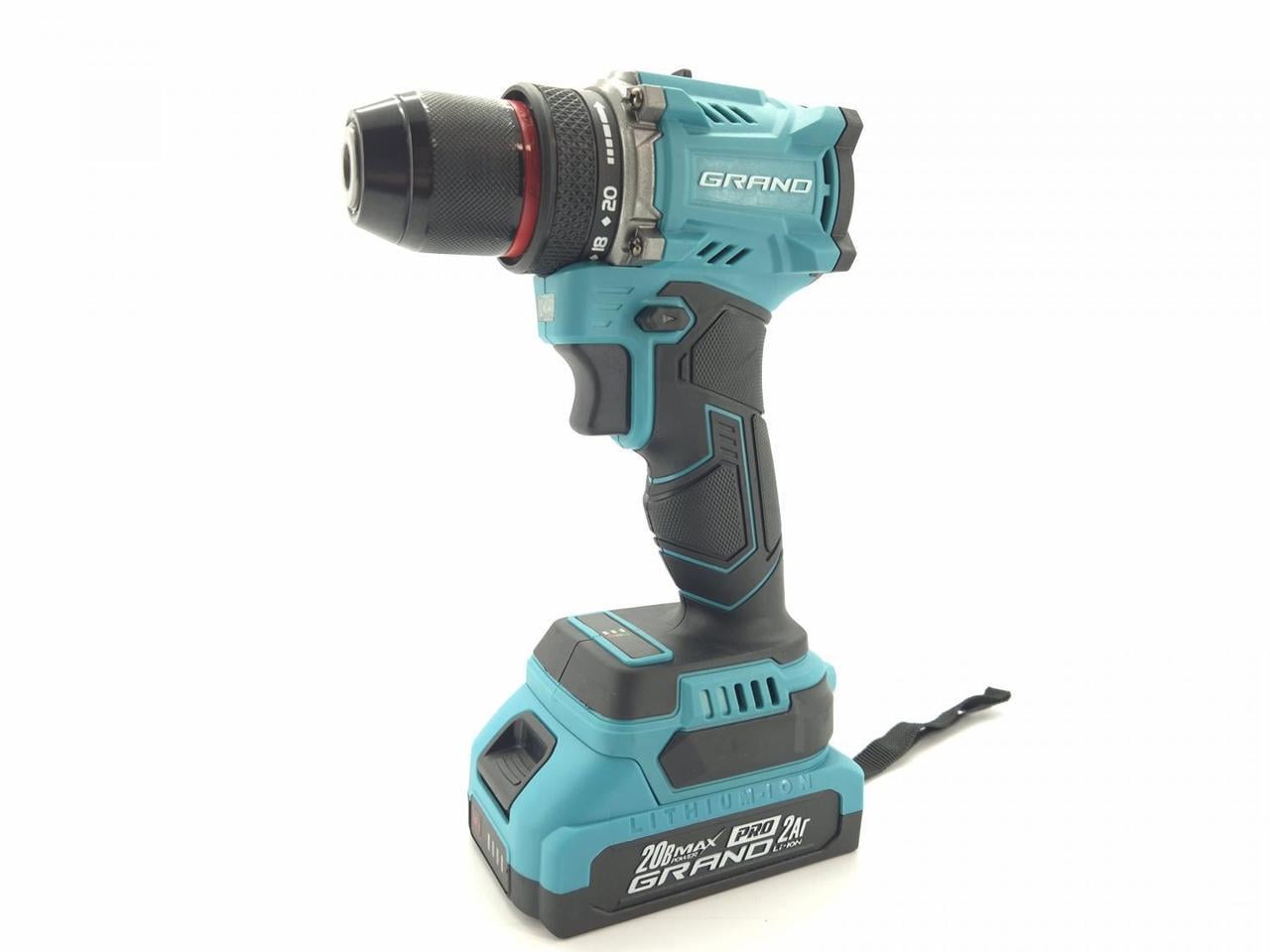 Шуруповерт аккумуляторный Grand ДА-20/2 BL PRO New Model (2882454678)