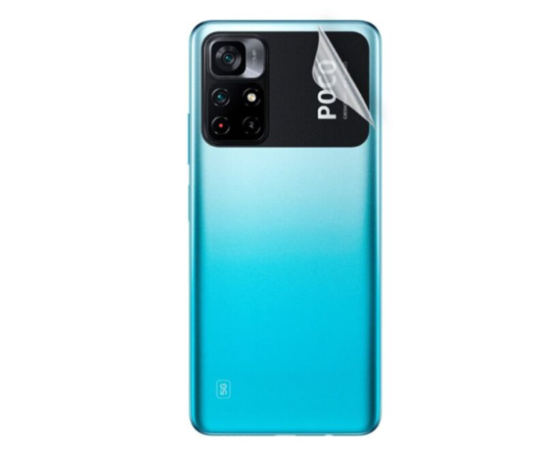 Противоударная гидрогелевая пленка Hydrogel Film для Xiaomi Poco X4 Pro 5G на заднюю панель, Transparent