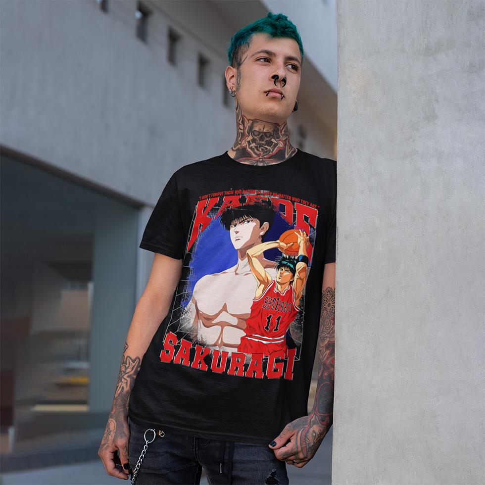 Футболка унисекс Slam Dunk Sakuragi 4XL Черный (0000010332)