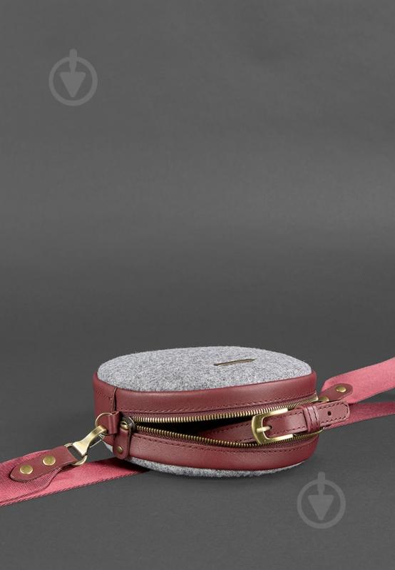 Круглая сумка BlankNote Серый (BN-BAG-23-felt-vin) - фото 4 Круглая сумка BlankNote Серый (BN-BAG-23-felt-vin) - фото 4