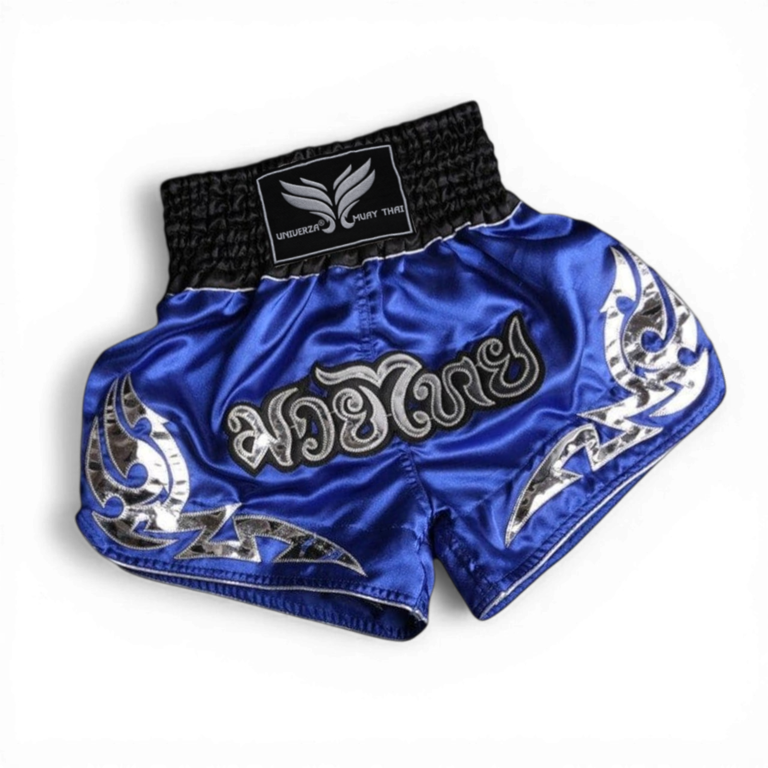 Шорты тайские Univerza для кикбоксинга/тайского бокса/смешанных единоборств Синий (4_3_L_16B)