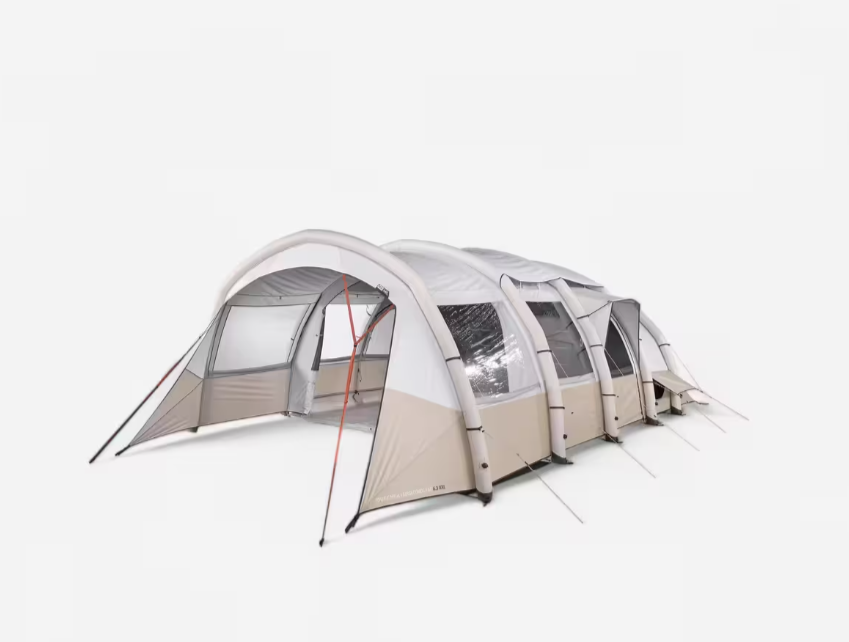 Палатка с тамбуром Quechua Air Seconds 6.3 F&B 6 Person XXL шестиместная трехкомнатная надувная (2565348470) Палатка с тамбуром Quechua Air Seconds 6.3 F&B 6 Person XXL шестиместная трехкомнатная надувная (2565348470)