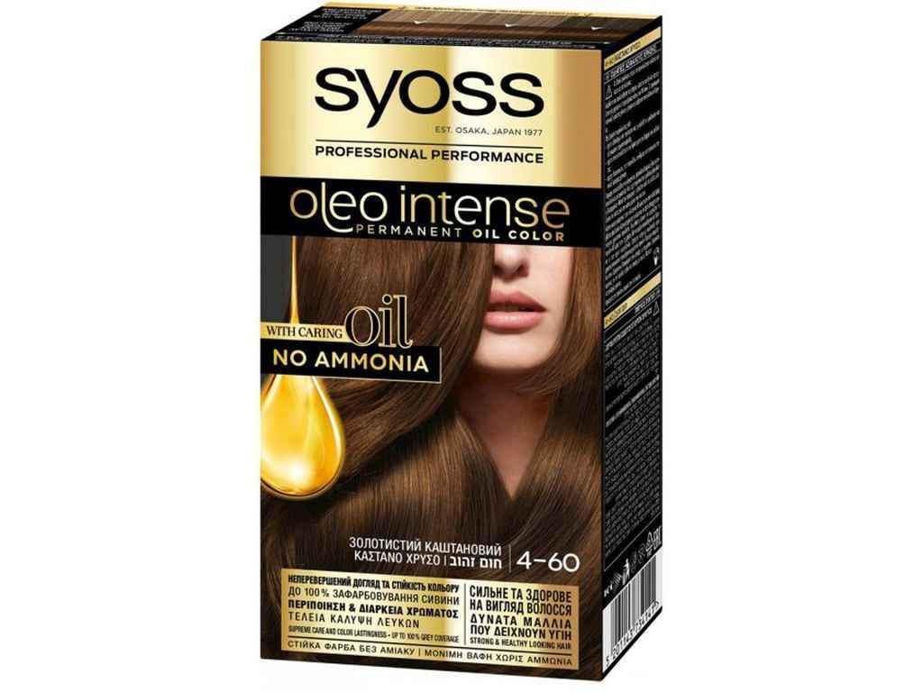 Краска для волос SYOSS Oleo Intense 4-60 Золотистый каановый (841946)