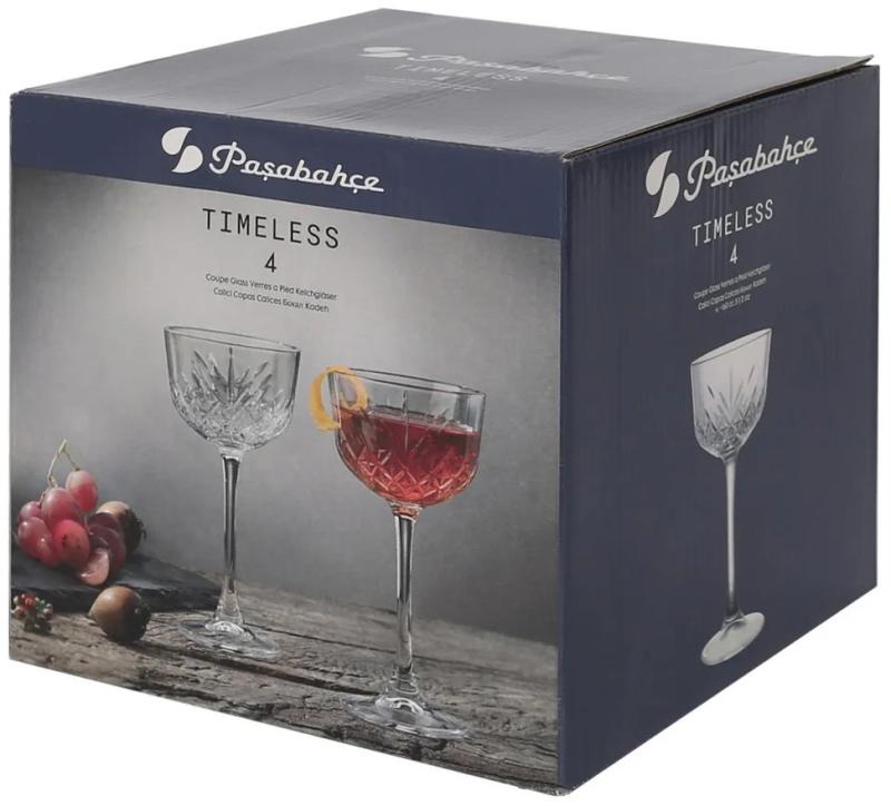 Набор коктейльных бокалов Pasabahce Timeless 4 шт. 160 мл - фото 8 Набор коктейльных бокалов Pasabahce Timeless 4 шт. 160 мл - фото 8