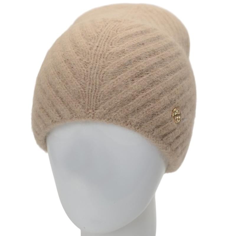 Шапка женская с отворотом Lirus Кейт ангоровая универсальный Бежевый (220259) Шапка женская с отворотом Lirus Кейт ангоровая универсальный Бежевый (220259)