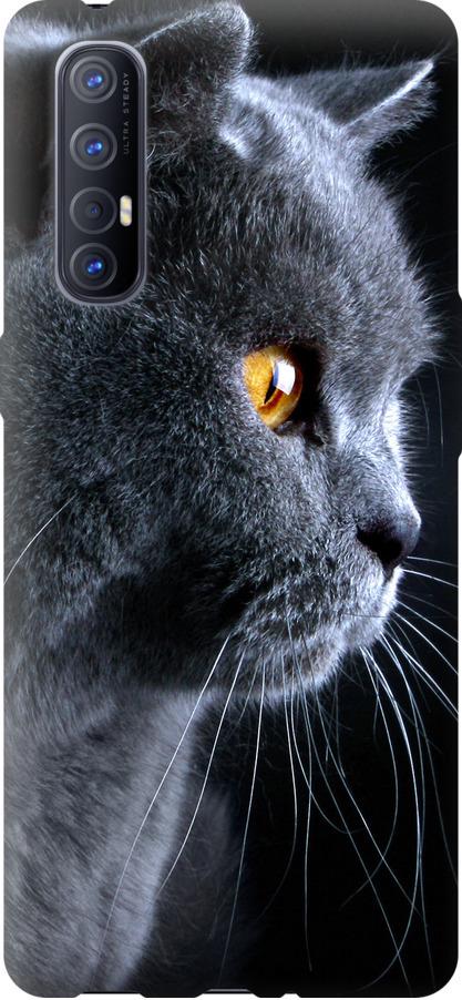 Чехол на Oppo Reno 3 Pro Красивый кот (3038u-1878-42517)