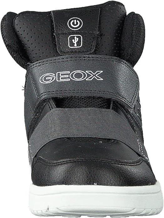 Кросівки демі високі Geox XLED з підсвіткою р. 32 Black (17708308) - фото 5