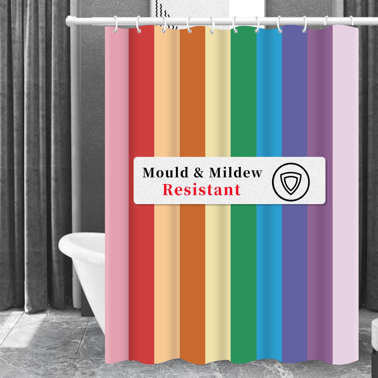 Шторка для ванной комнаты Bathlux водонепроницаемая с кольцами 180x180 см (1858162101) - фото 2 Шторка для ванной комнаты Bathlux водонепроницаемая с кольцами 180x180 см (1858162101) - фото 2