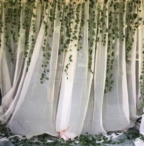 Плющ искусственный декоративный отделки интерьера 12,6 м Зеленый - фото 11