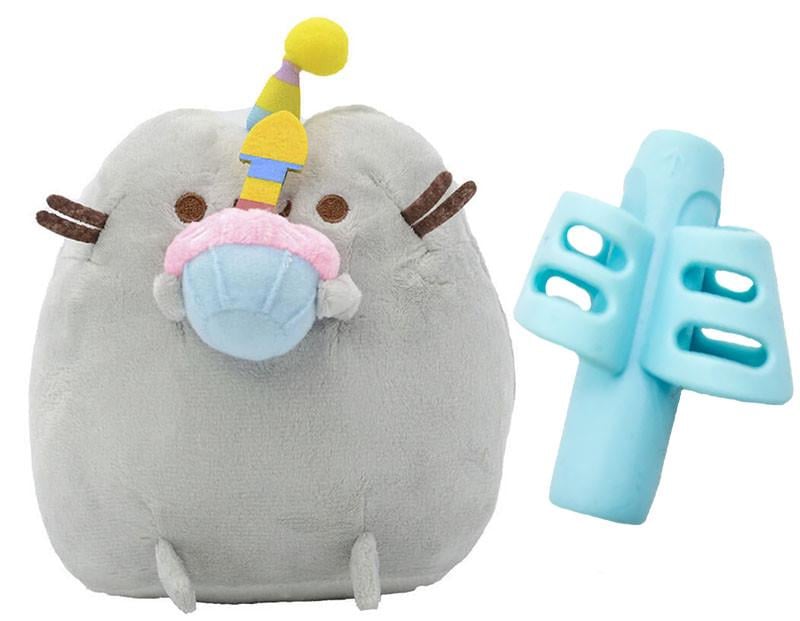Мягкая игрушка Pusheen cat S&T с насадкой для тренировки почерка 23х25 см (n-10034)