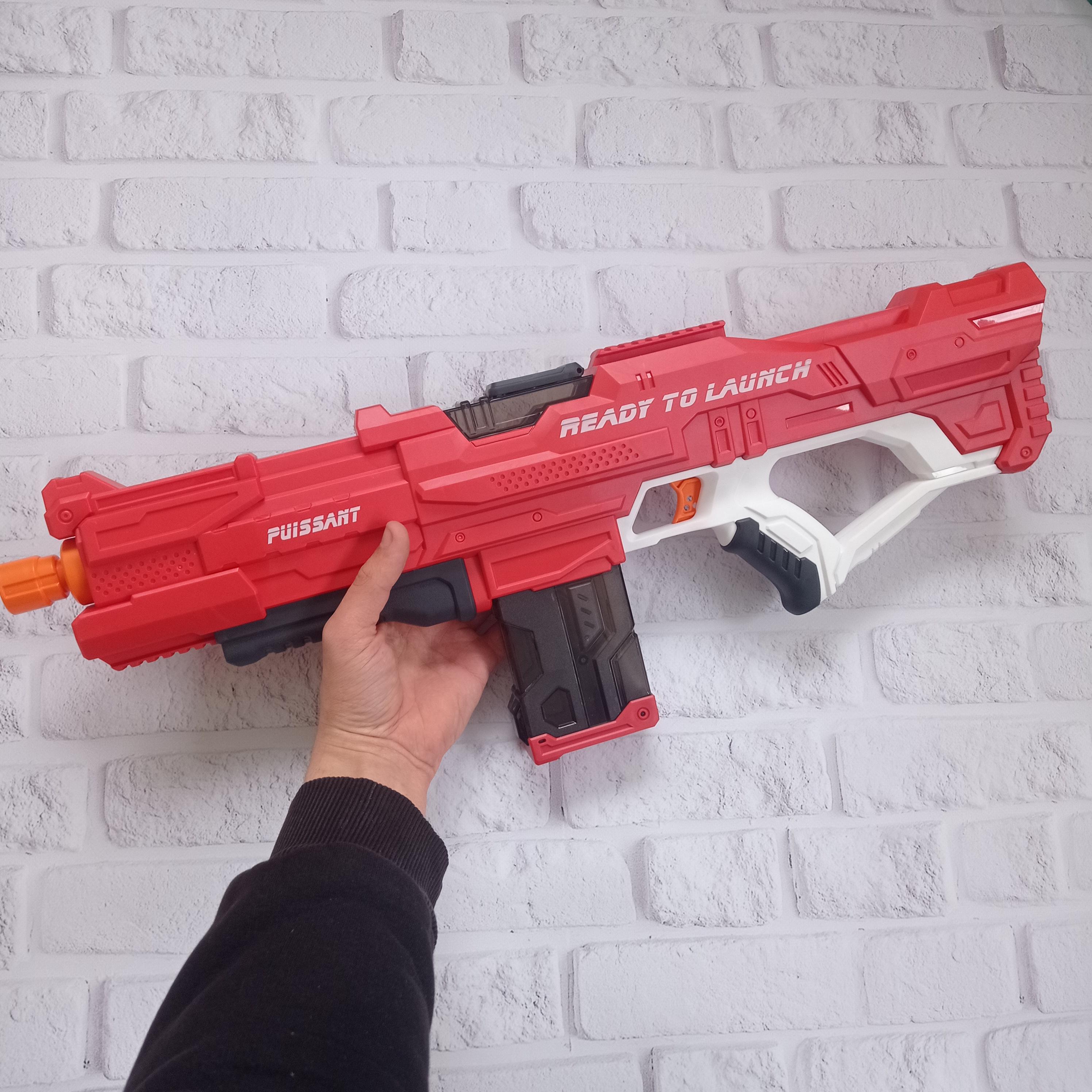 Електричний водяний пістолет дитячий Combat Water Gun Червоний (10698491) - фото 6