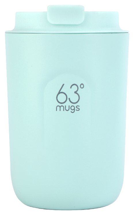Термочашка для кофе 63MUGS 380 мл Мятно-зеленый (3369)
