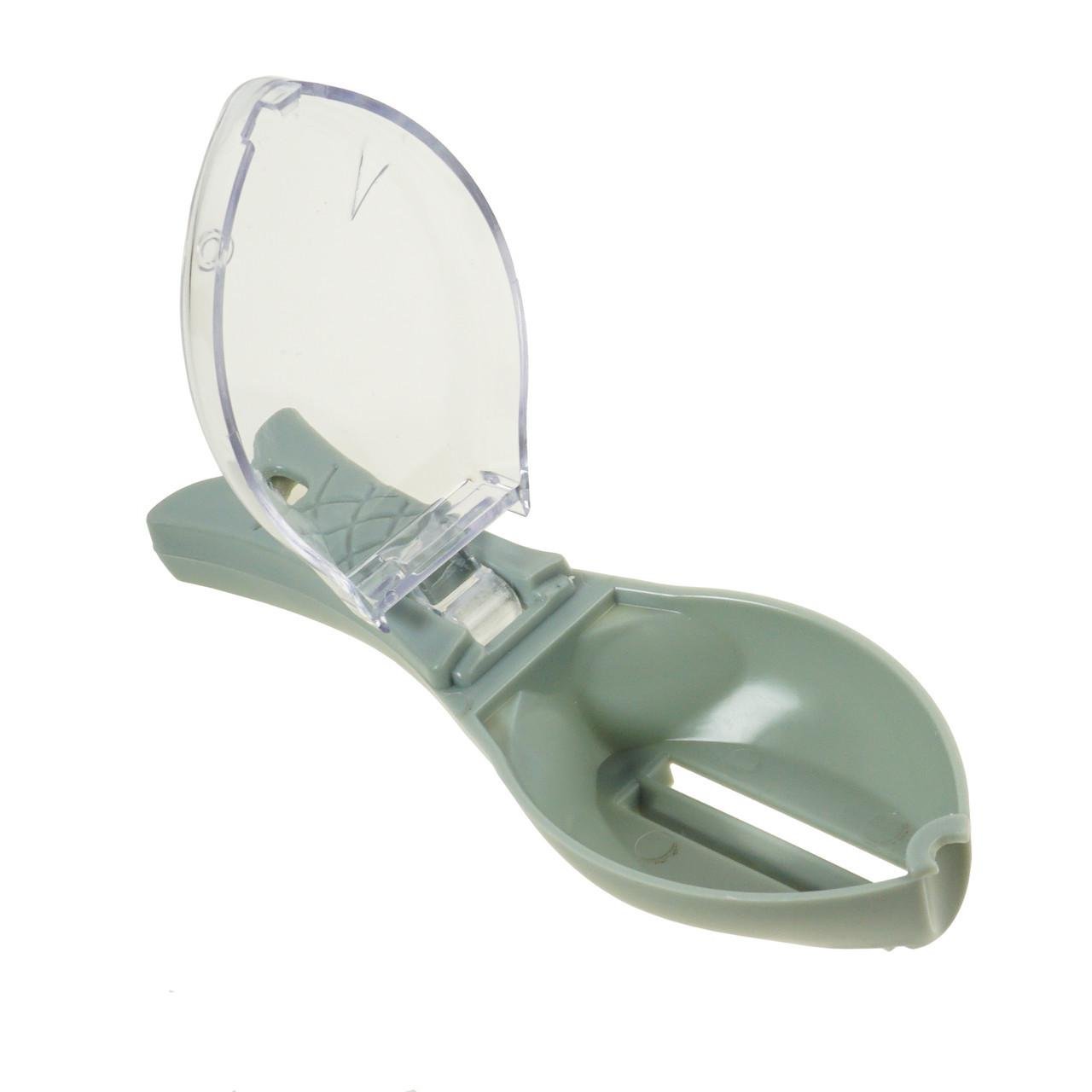 Рыбочистка с контейнером для чешуи Серый (2326)