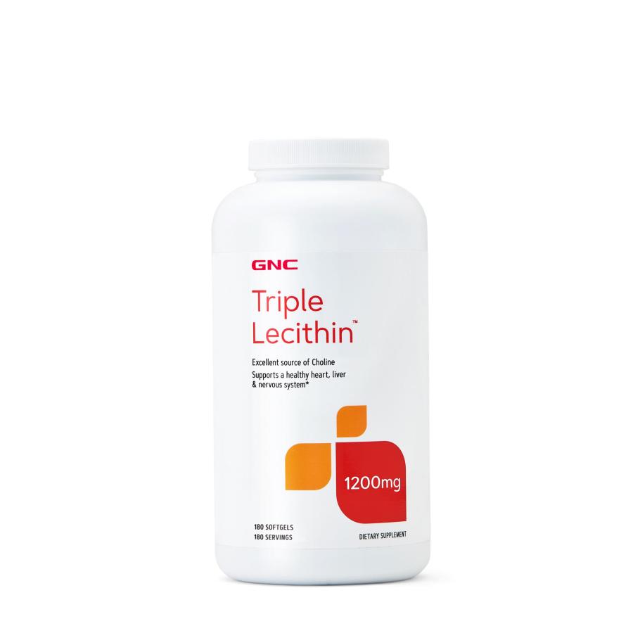 Натуральная добавка GNC Triple Lecithin 1200 мг 180 капс. (6747)