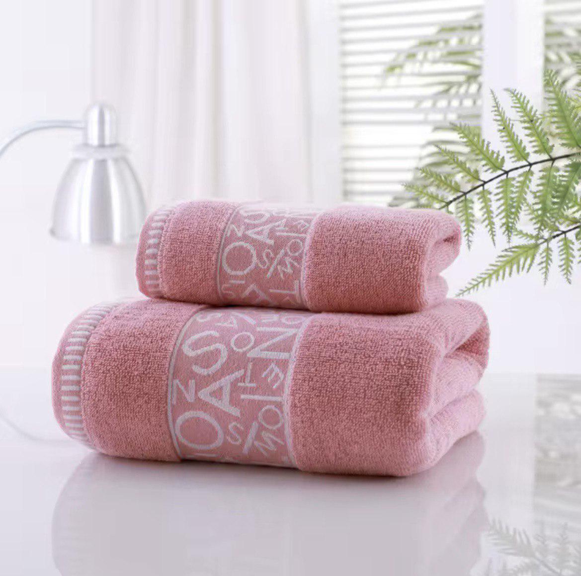 Набір рушників Alphabet Premium 3в1 Рожевий (NR3in1BathRoseAlphabet) - фото 4 Набір рушників Alphabet Premium 3в1 Рожевий (NR3in1BathRoseAlphabet) - фото 4