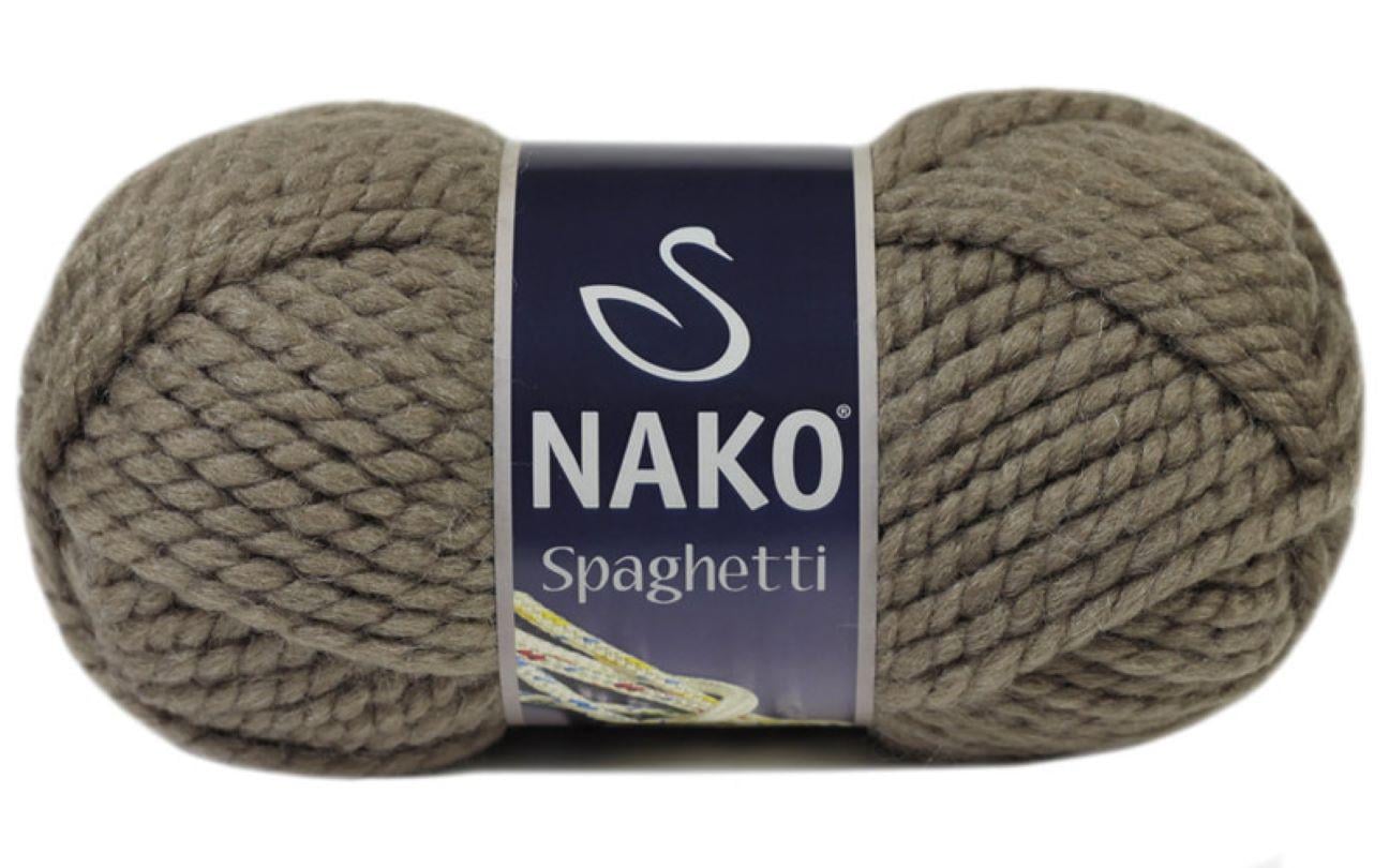 Пряжа Nako Spaghetti 6577 Темный беж (7193)