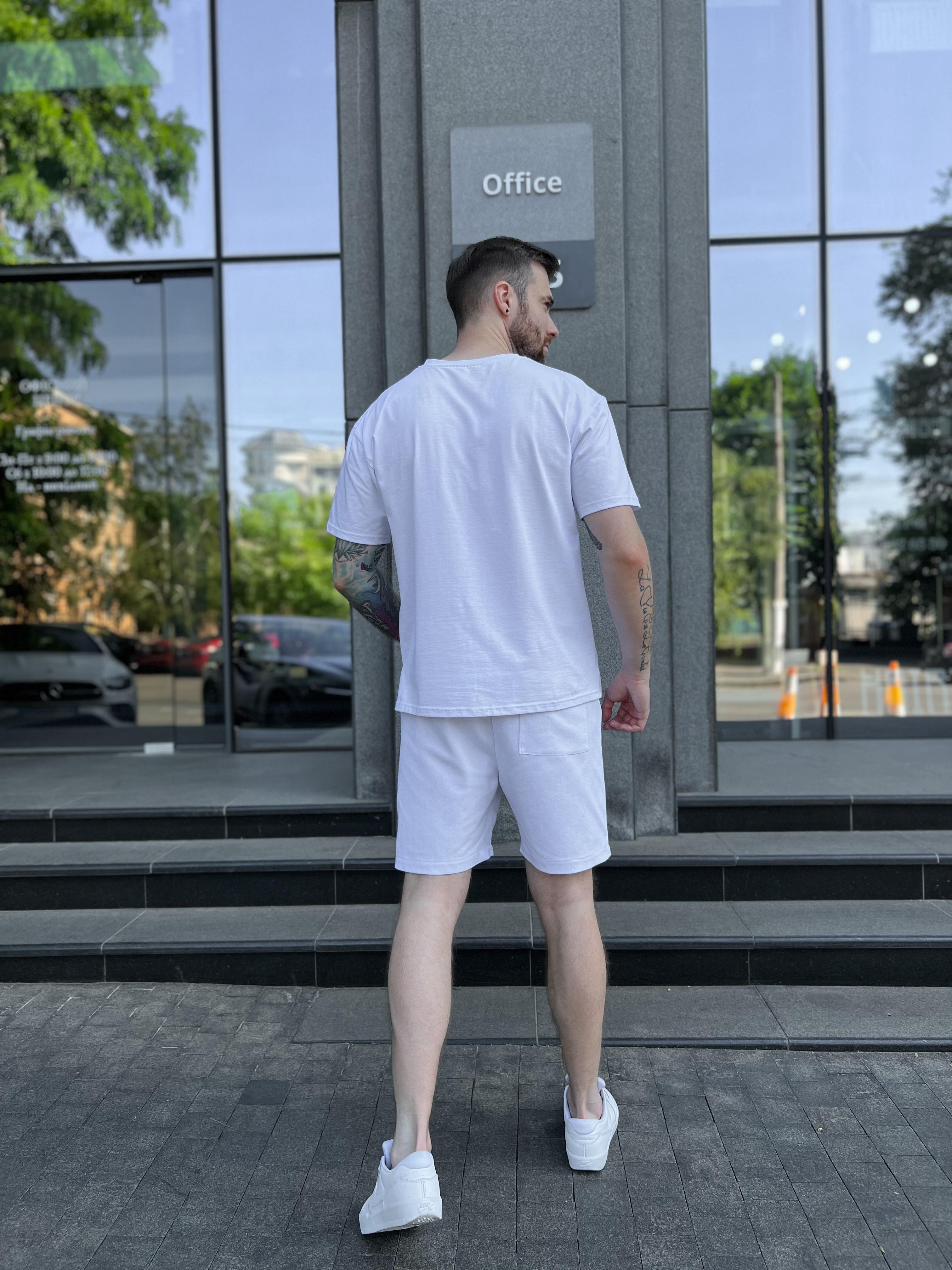 Шорти чоловічі котонові COSY ICE SHJ21 M Білий джинс (11230783) - фото 2 Шорти чоловічі котонові COSY ICE SHJ21 M Білий джинс (11230783) - фото 2