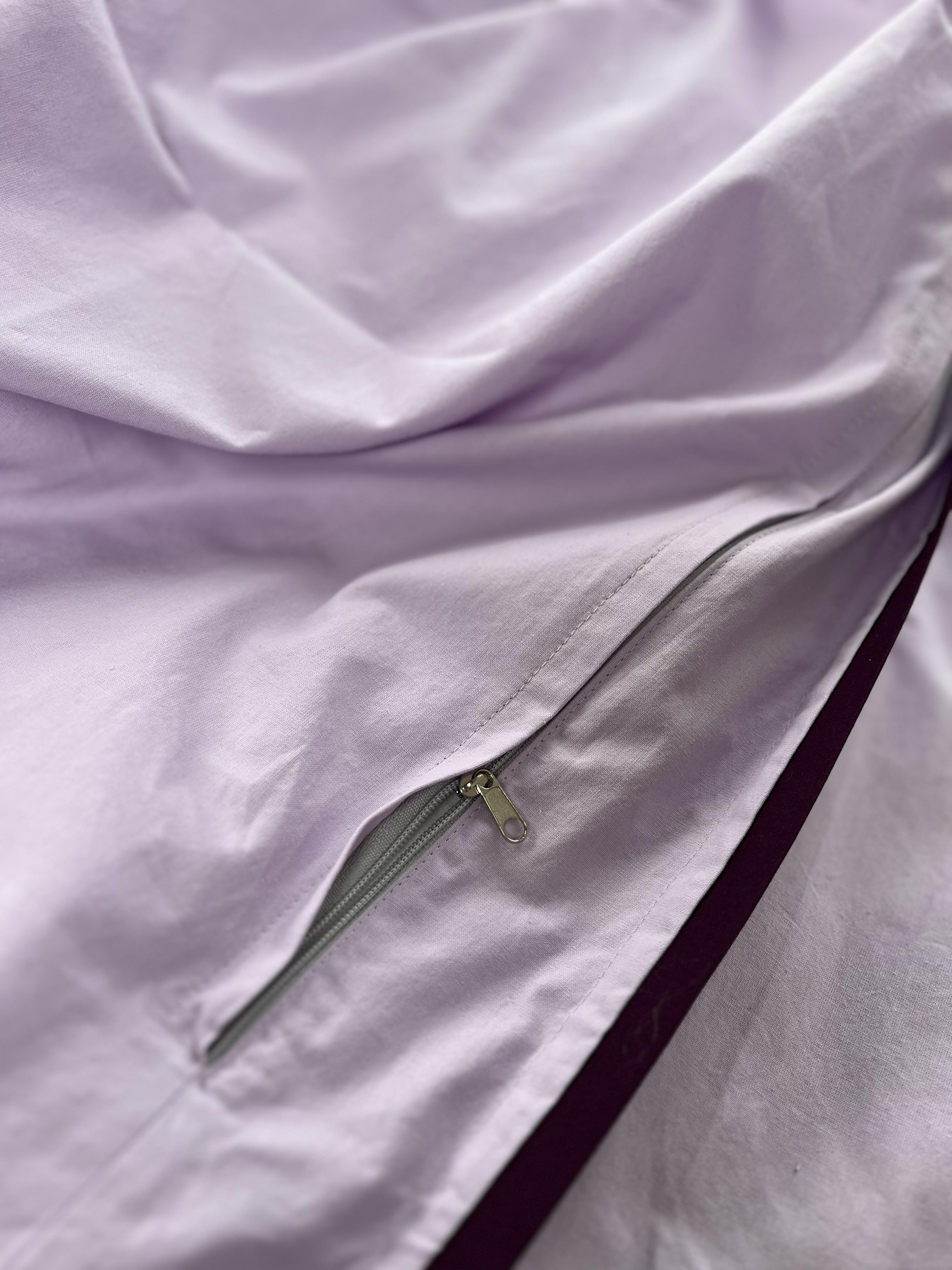 Комплект постельного белья White Dream полуторный 155х215 см вареный хлопок Лиловый (2003/2) - фото 5 Комплект постельного белья White Dream полуторный 155х215 см вареный хлопок Лиловый (2003/2) - фото 5