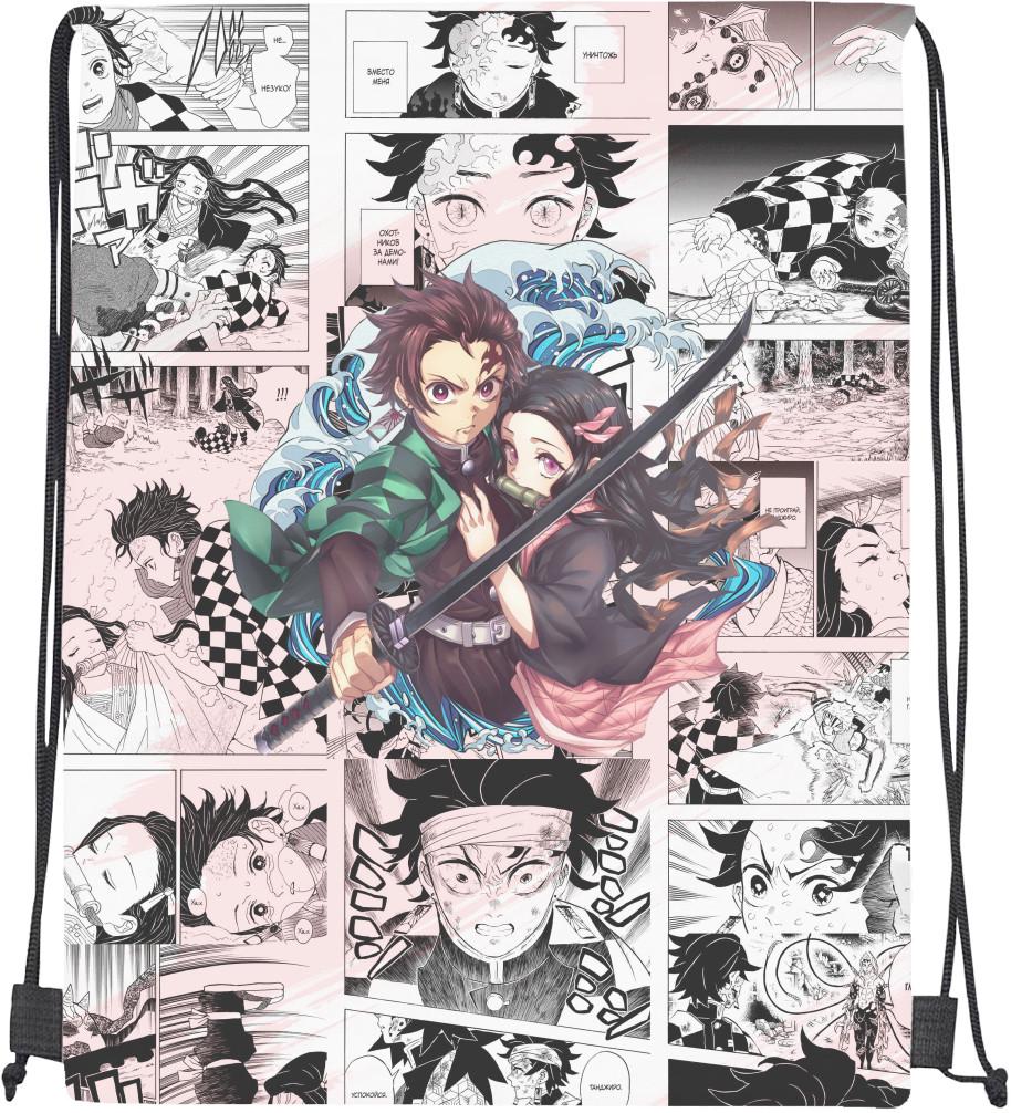 Мішок спортивний Demon Slayer Kimetsu No Yaiba 55 (20299645)