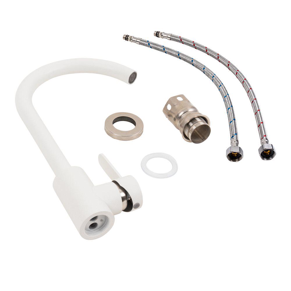 Смеситель кухонный Platinum 7990 NEST Белый - фото 2 Смеситель кухонный Platinum 7990 NEST Белый - фото 2