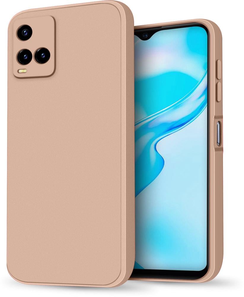 Силіконовий чохол HardCorner Vivo Y21 (з мікрофіброю) Powdery (34823-0C)