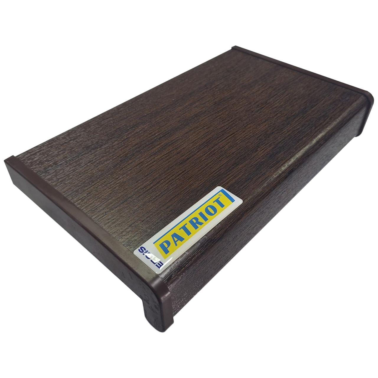 Подоконник Patriot ПВХ 200х700 мм Темный Дуб Подоконник Patriot ПВХ 200х700 мм Темный Дуб