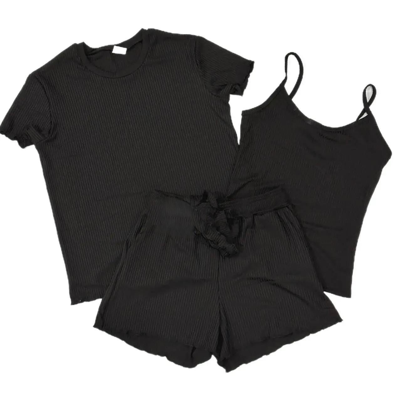 Пижама женская M Черный (Д-al-rub-25-009-02) - фото 2 Пижама женская M Черный (Д-al-rub-25-009-02) - фото 2