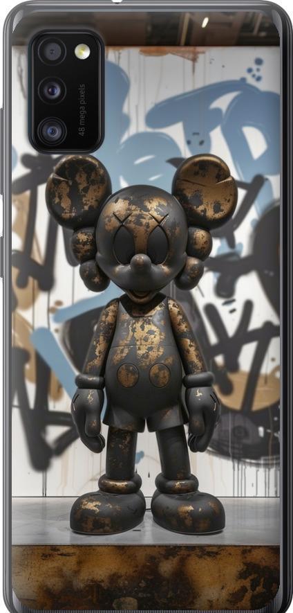 Чехол на Samsung Galaxy A41 A415F Bronze kaws v2 (6098t-1886-42517)
