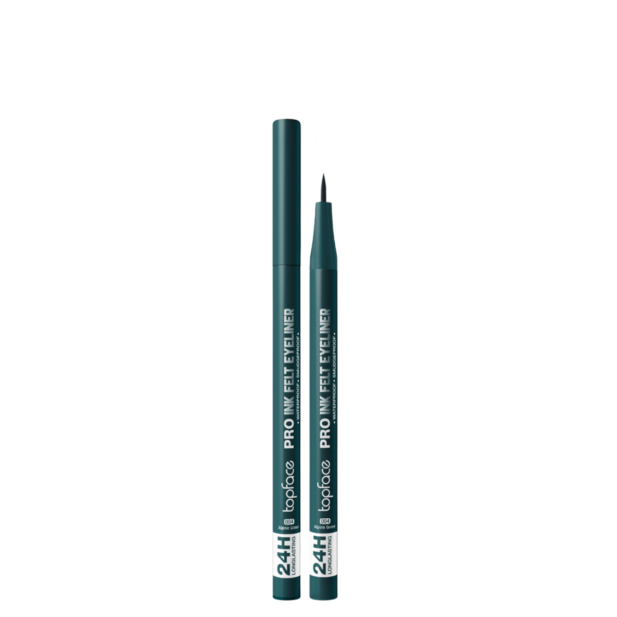 Підводка-фломастер для очей рідка TopFace Pro Ink PT619 04 Alpine Green Зелений