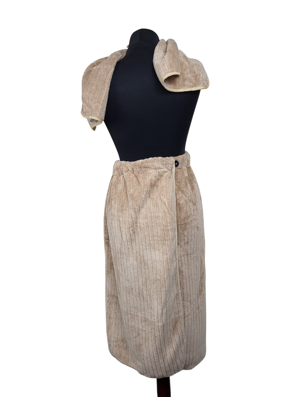 Набор для сауны и бани мужской 2в1 килт/полотенце микрофибра Бежевый (1675) Набор для сауны и бани мужской 2в1 килт/полотенце микрофибра Бежевый (1675)