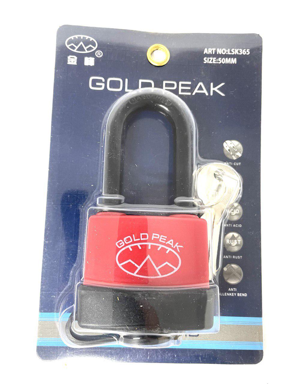 Замок навісний GOLD PEAK LSK 365 довга дужка 50х85 мм (6538-8) - фото 4