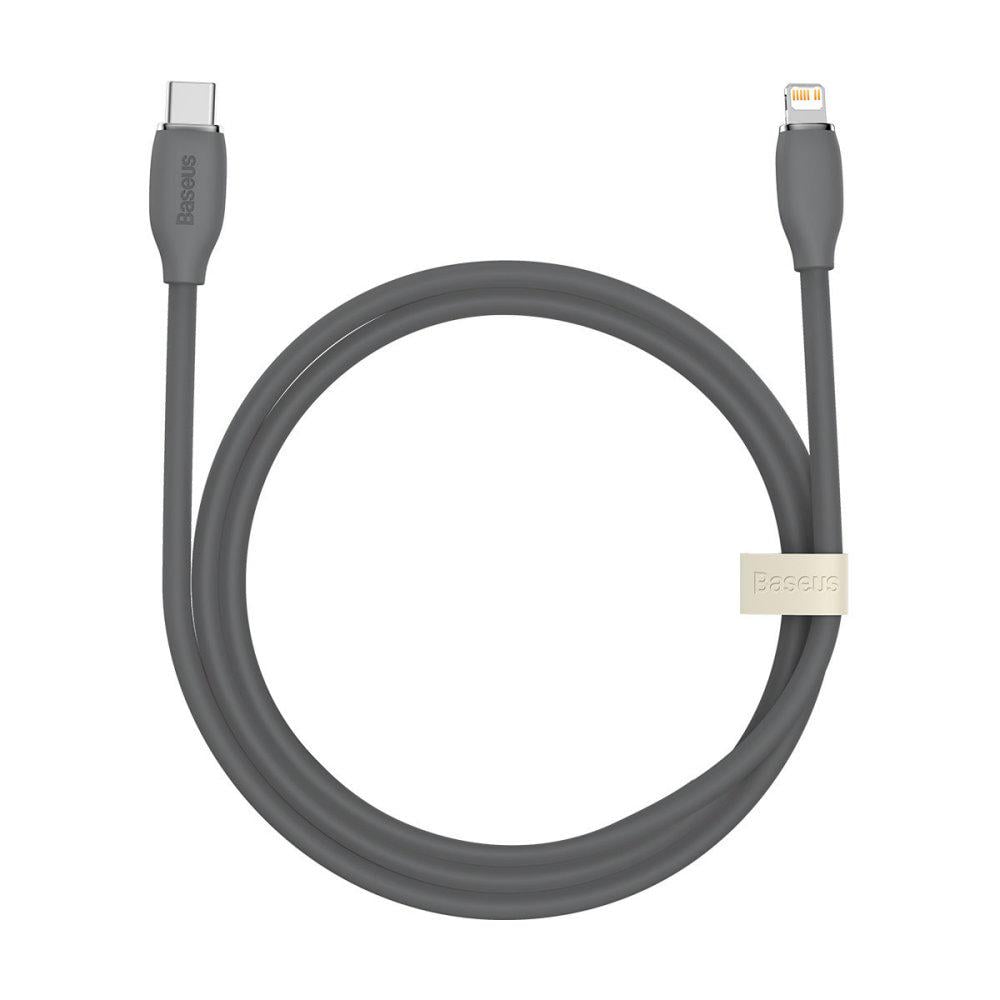 Кабель BASEUS Jelly Liquid Silica Gel Fast Charging Cable Type-C to Lightning CAGD020001 20W 1,2 м Black
