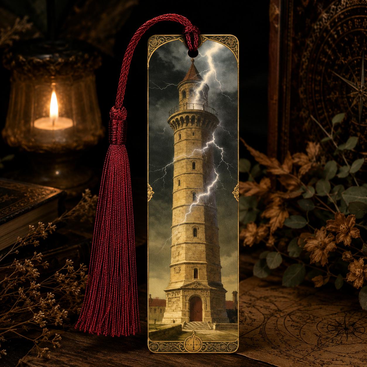 Закладка для книг металева Fantasy Вежа Синій (37243339)