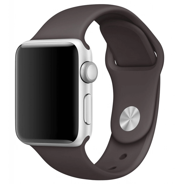 Ремешок силиконовый Sport Band для Apple Watch 38/40/41 мм Coffee (212-00632)