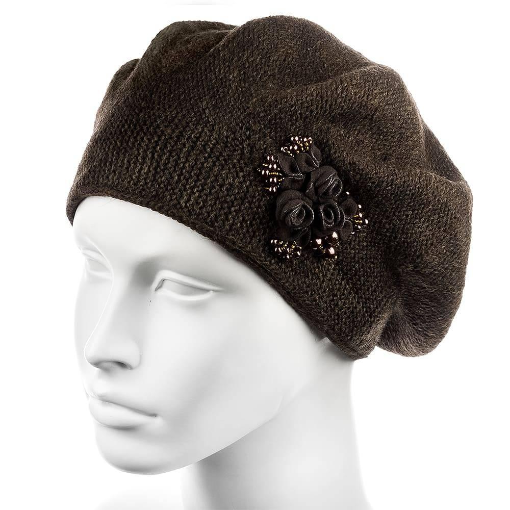 Берет женский с декором Atrics WH661 р. 56-59 Коричневый (1464741542) - фото 1 Берет женский с декором Atrics WH661 р. 56-59 Коричневый (1464741542) - фото 1