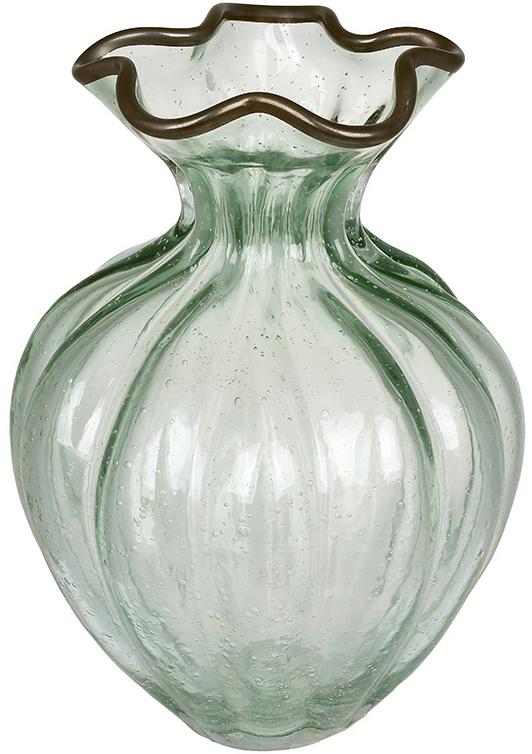 Ваза стеклянная Toulouse 25х36 см Зеленый