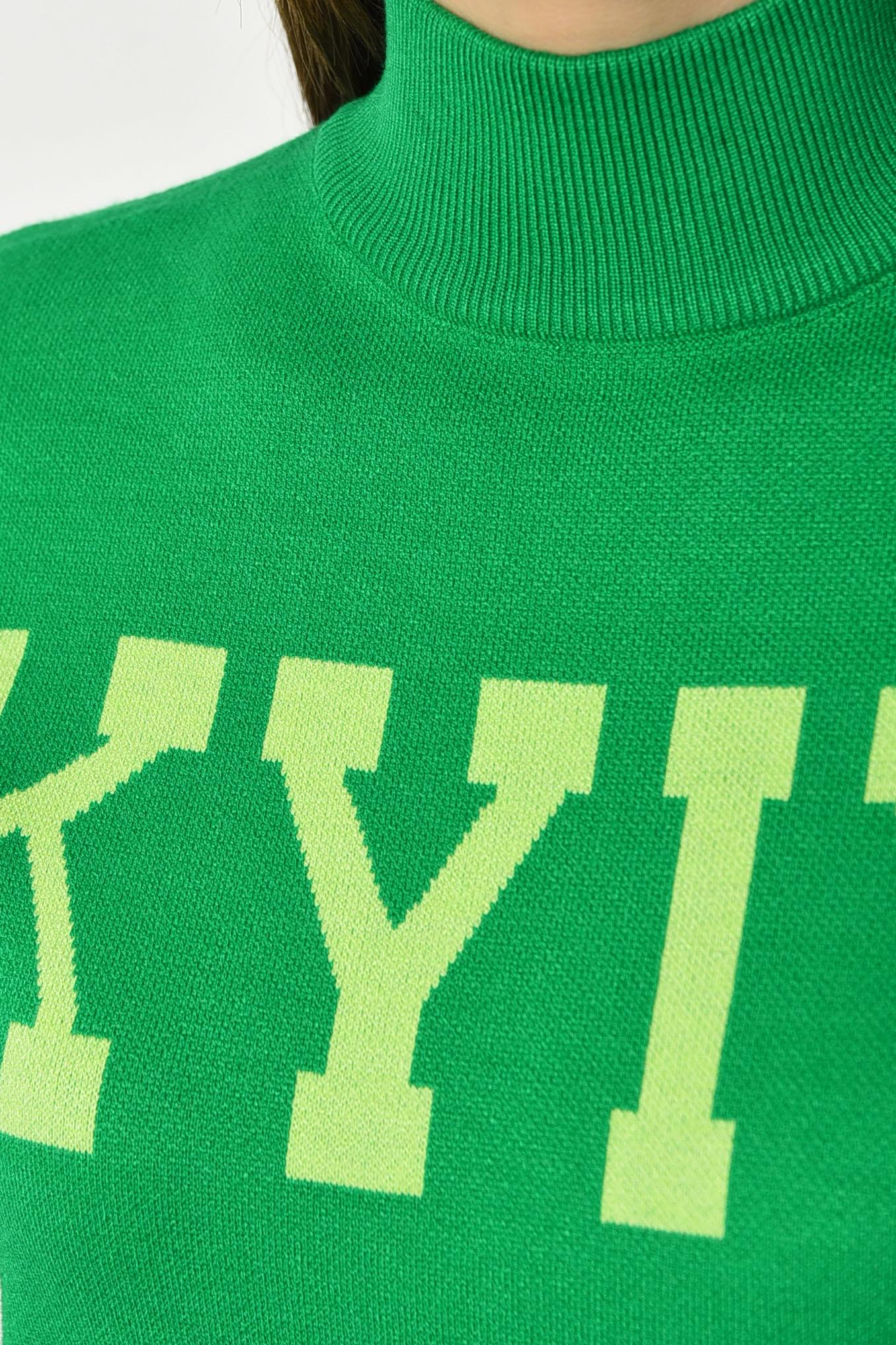 Свитер женский L-XL Зеленый (178466) - фото 4